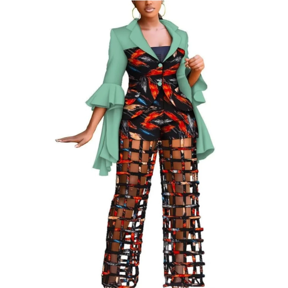 Ensemble 2 Pièces Veste + Pantalon Beige - Brentiny Paris