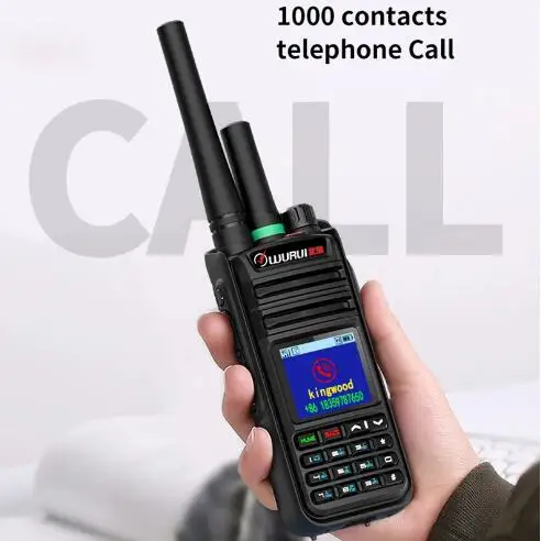 Wurui 918 글로벌 ptt POC UHF 전화기, 4G 워키토키, 양방향 라디오, 햄 스테이션 전화기, 모바일 장거리 100 km 거리