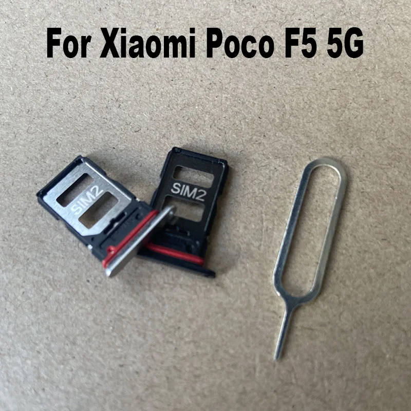 

Лоток для Sim-карты для Xiaomi Poco F5, адаптер для держателя слота для Sim-карты и держатель лотка для Micro SD с бесплатным штифтом для извлечения, 1 шт.