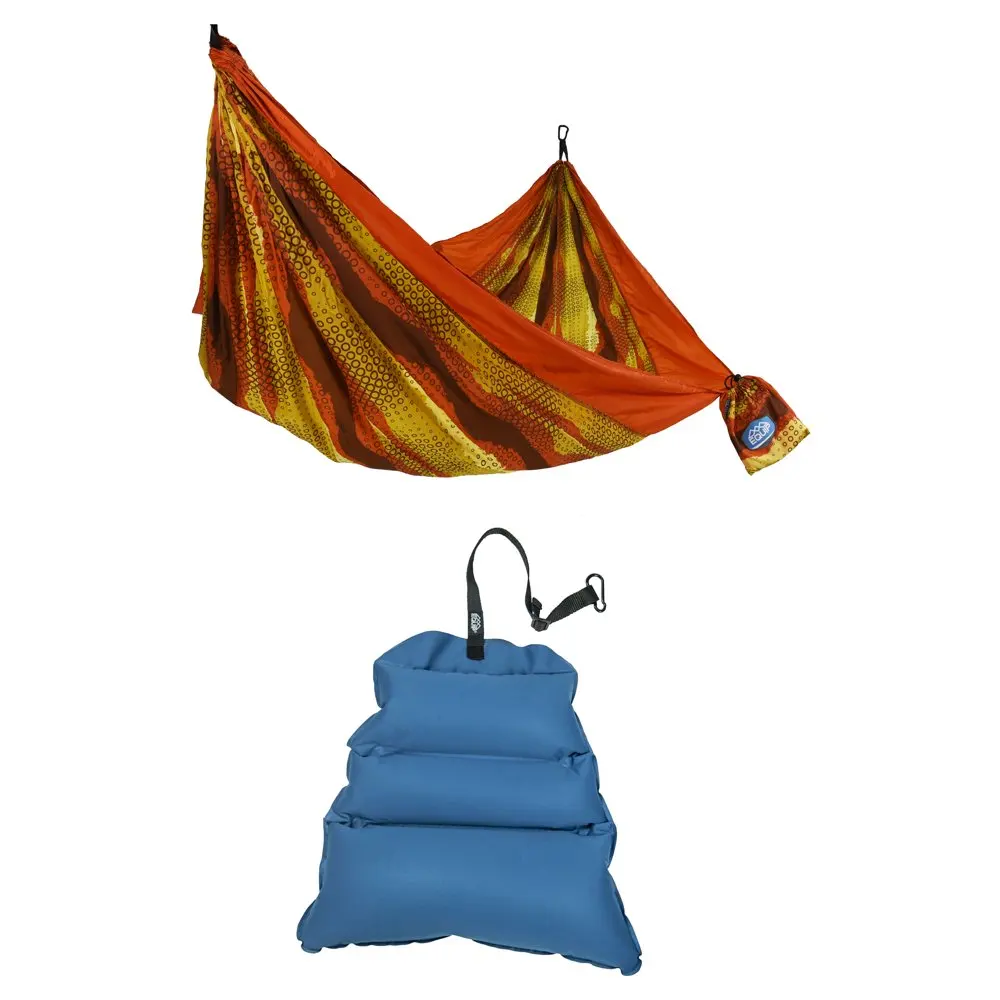 Nylon Portable Camping Travel Hammock with Pillow 1
