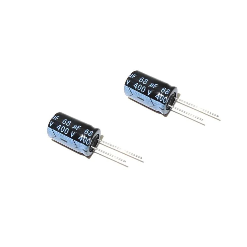 1PCS/Lot 400V68UF Size 16*25 mm 68UF 400V 68UF DIP Aluminum Electrolytic Capacitor New Good Quality