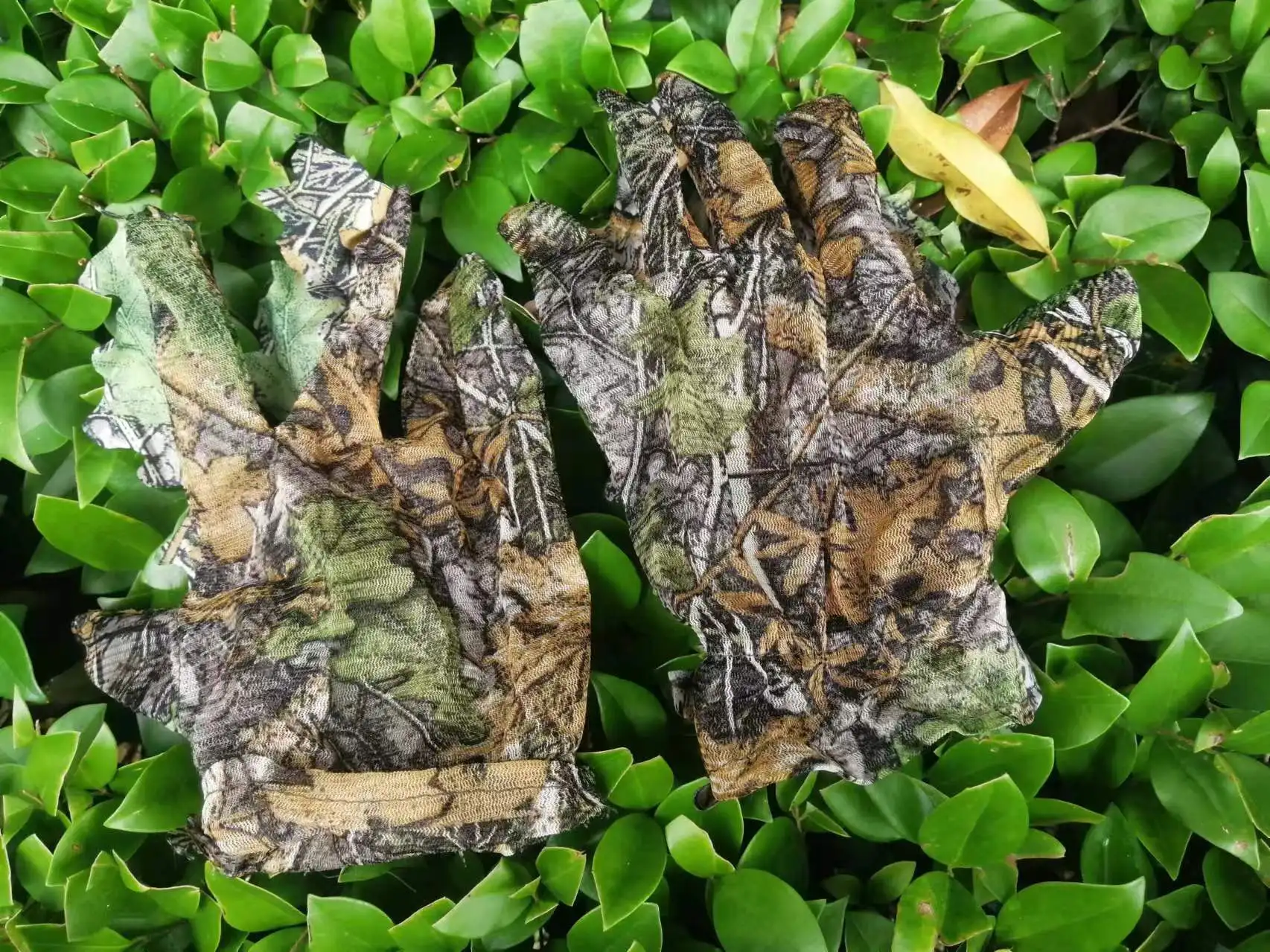 Hunting Ghillie Gloves Camouflage Suit Headwear For Jungle Wildlife Photography Hunting Gun Accessories