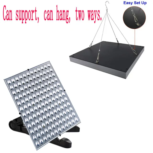 69131-a946b1.jpg LED red panel light facial anti-aging skin care beauty 144 LED light body physiotherapy tools yoga relaxation lamp