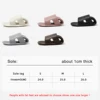 Foldable House Slipper Hotel Travel Shoes Non disposable Non-Slip Portable Home Guest Use Women Slides Flat Salon Homestay Hotel 6