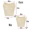 2024 New Large Capacity Insert Inner bag for Big Mini Obag Classic Mini Drawstring Colorful Inner Microfiber Fabric for O Bag 2