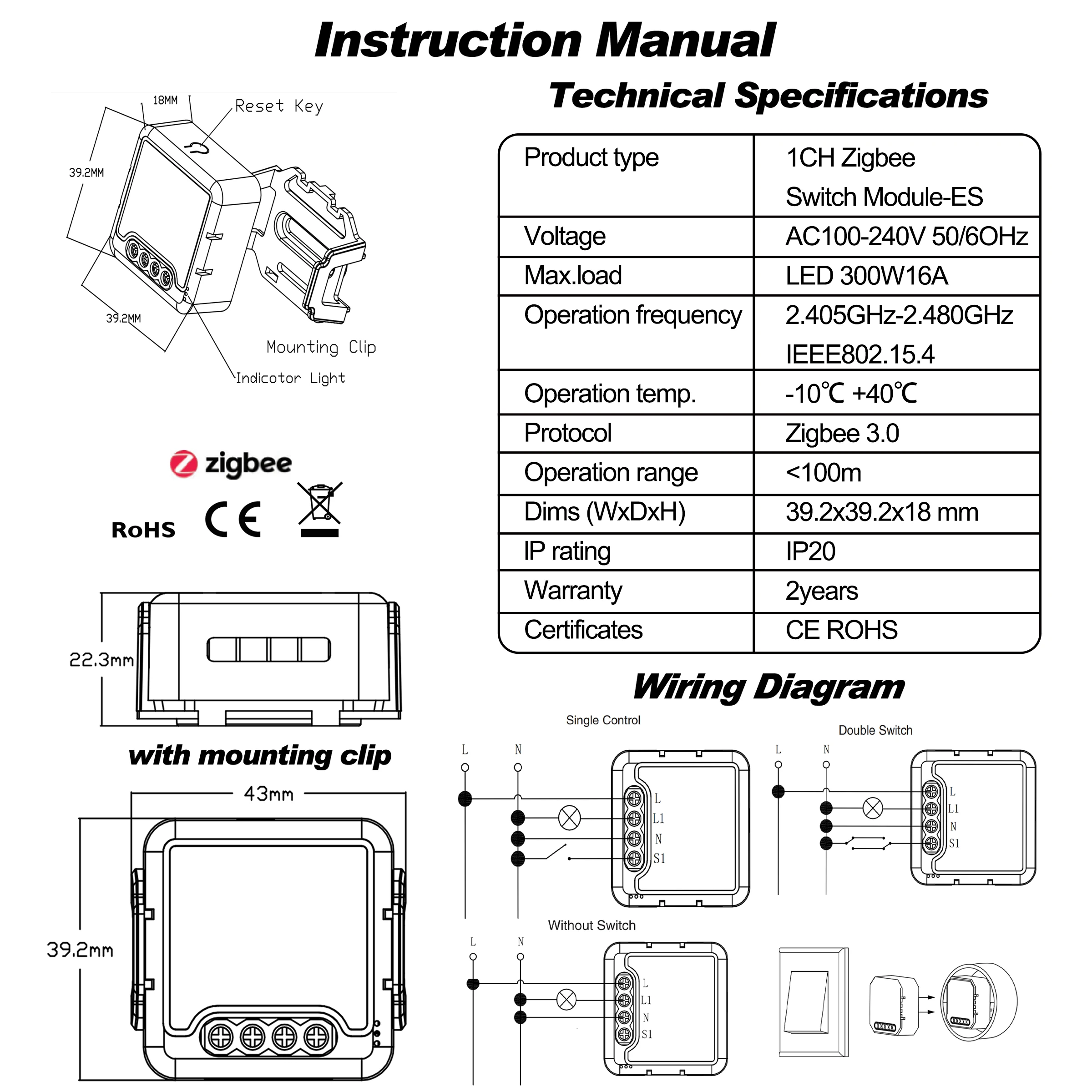 Interruttore Intelligente JR-ZDSE01 16A - Image 6