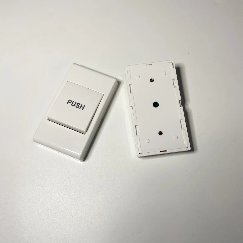 10Pcs Small Plastic Switch Wire Door Release or Emergency Push To Open Door Button NO/NC Dry Contact Signal