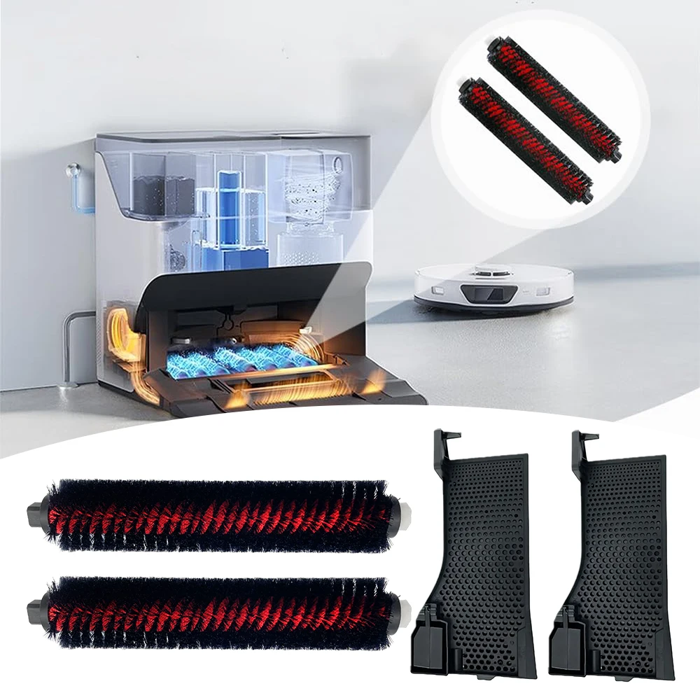 Compatível com os Robôs Aspiradores Roborock s7 Maxv Ultras7 Pro Ultrao35g10s Escova de Limpeza de Manutenção de Alta Velocidade Filtro do Tanque Acessórios