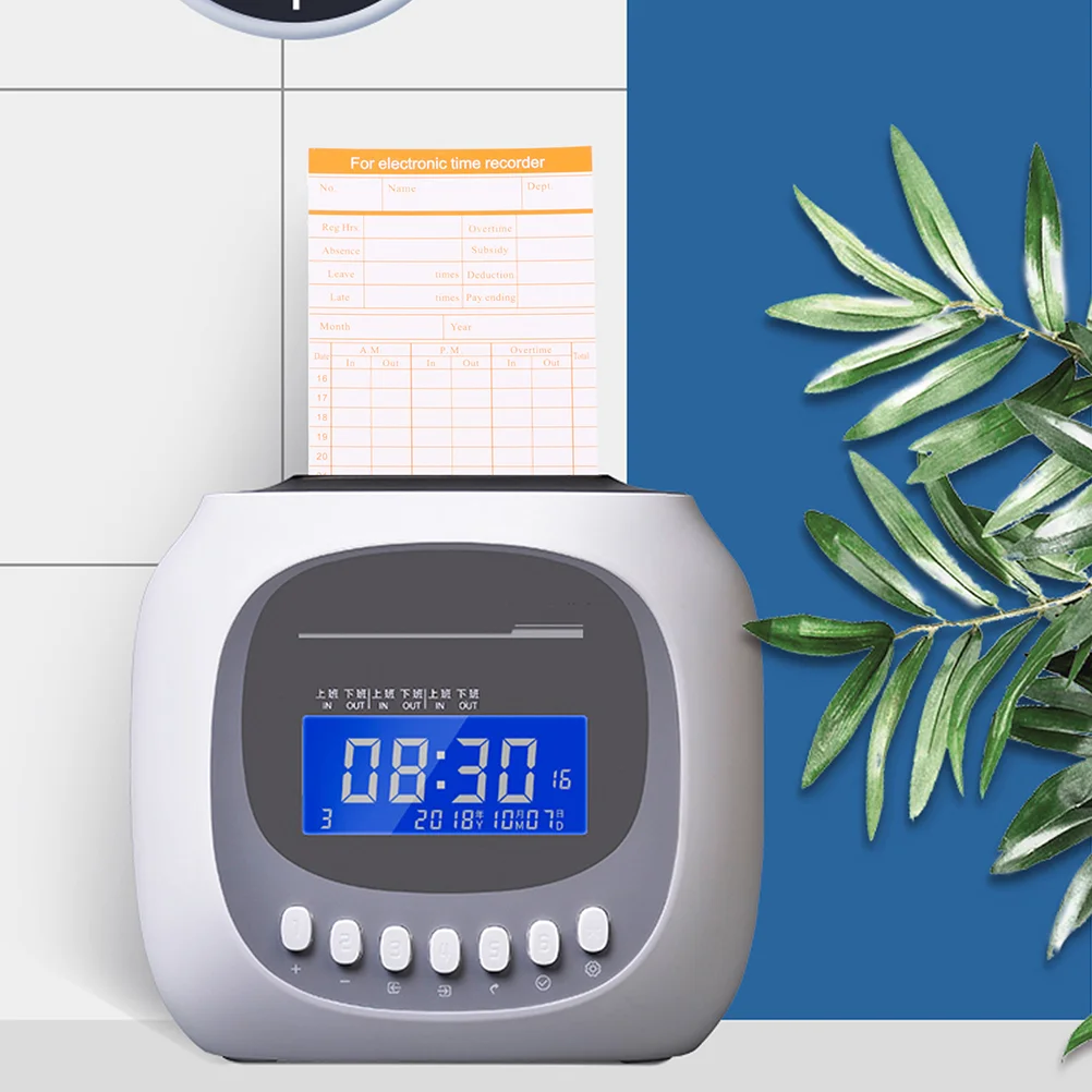 Attendance Card Time Record for Employee Recording Cards Paper Machine 100 Sheets