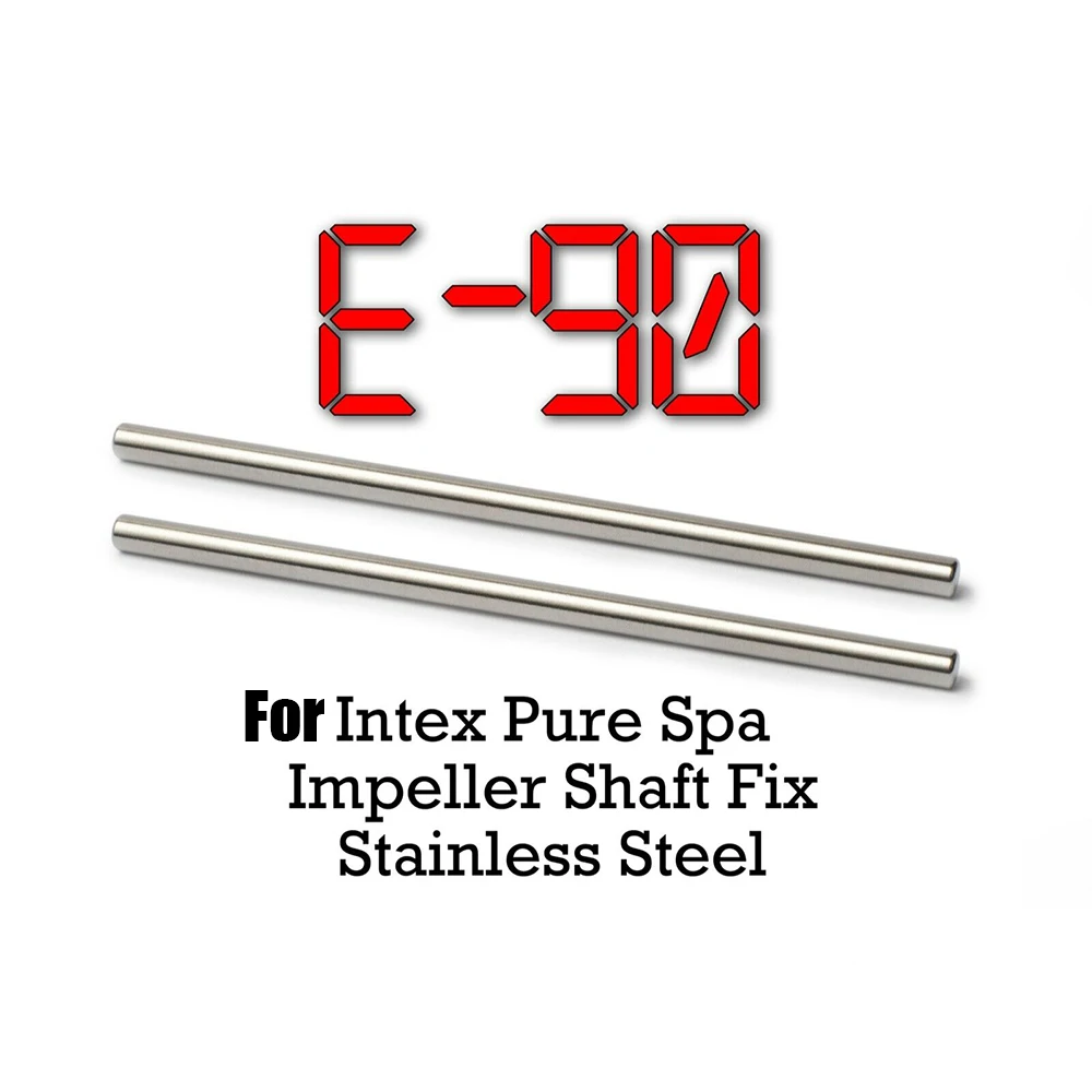 inoxidável, apropriado para Intex Pure Spa Hot Tub, E90 Reset, eixo cerâmico