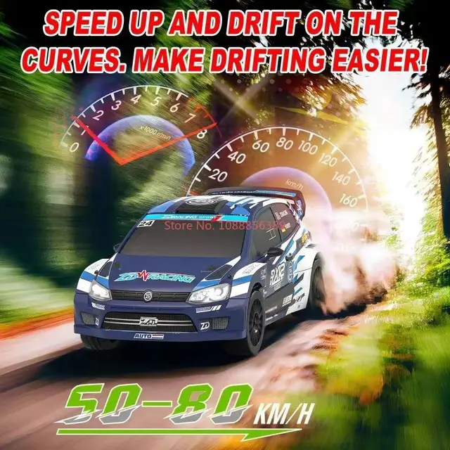 Zdracing Rx12 Rc Car 1/12 4wd Brushless Lighting Off-Road Rally Racing Car 50km/H High-Speed Electric Control Model Car Toy Gift 6