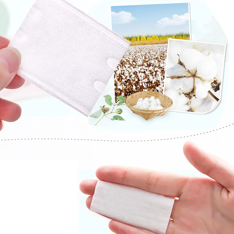 1/3/5 SET Individually Wrapped Cotton Pads A Must-have For Traveling And Tourism Portable, Convenient And Clean 64pcs In A Bag 6