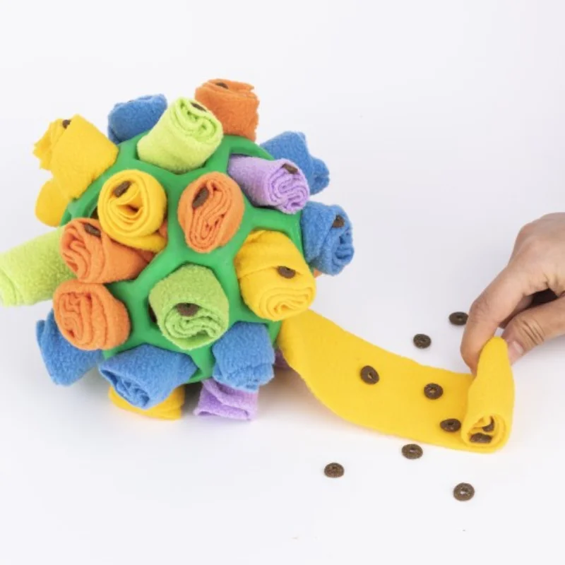 Interactive Dog Puzzle Toys Encourage Natural Foraging Skills Portable Pet  Snuffle Ball Toy Slow Feeder Training Educational Toy - AliExpress