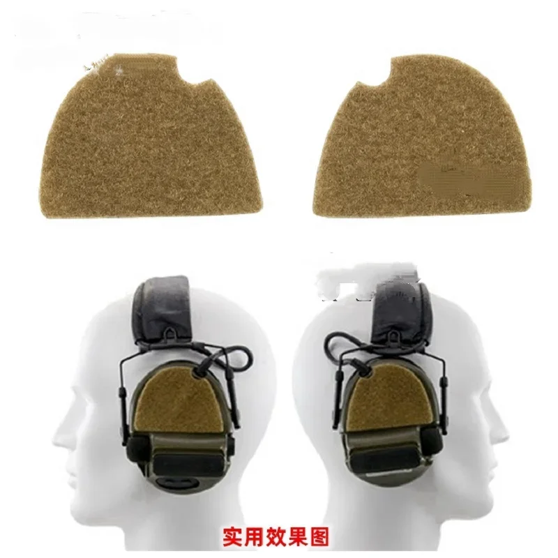 Tactical Headset Fluffy Sticker Protective Headset C3 C2 M31 M32