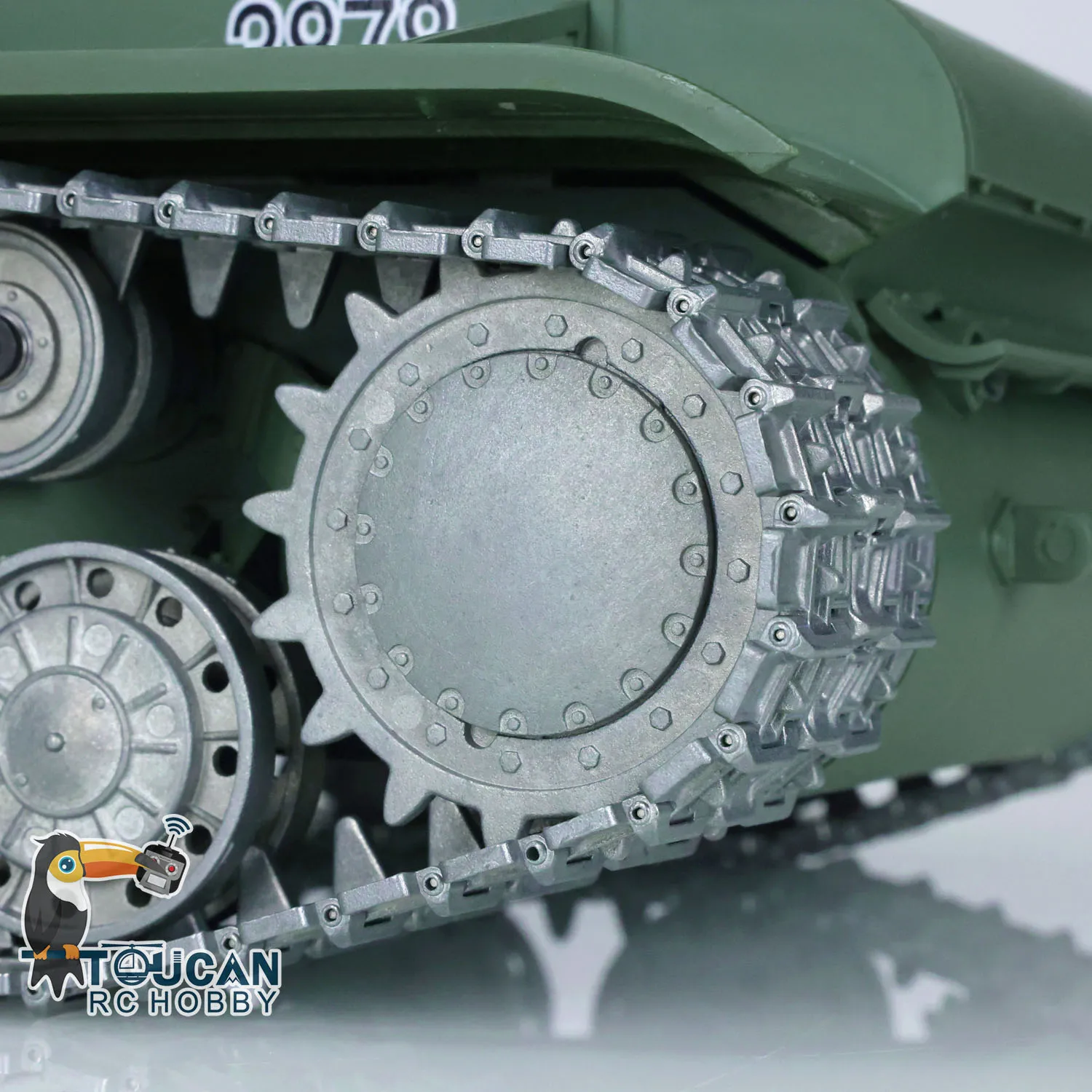 HENG LONG 1/16 7.0 Customized Soviet KV-1 RTR RC Tank 3878 Metal Tracks Wheels Bearings Spring Steel Gearbox Army Toys TH17467 6