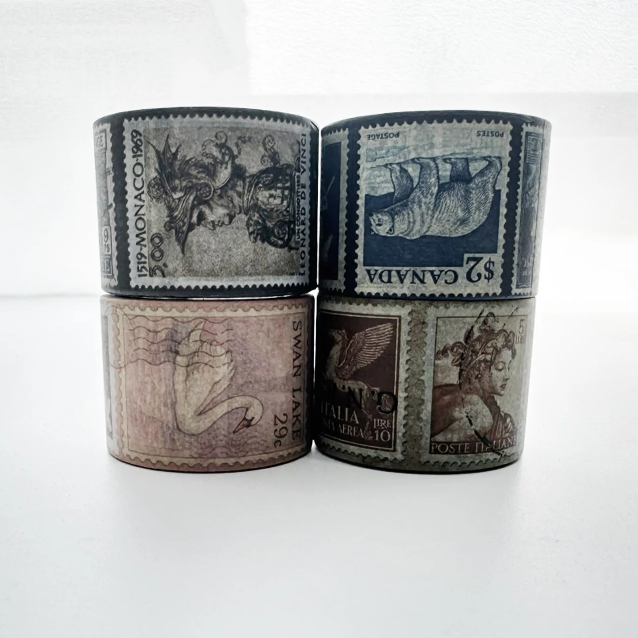 30mm * 5m 레트로 스탬프 와시 테이프 클래식 장식 재료 DIY 스크랩북 크리에이티브 저널 미적 용품
