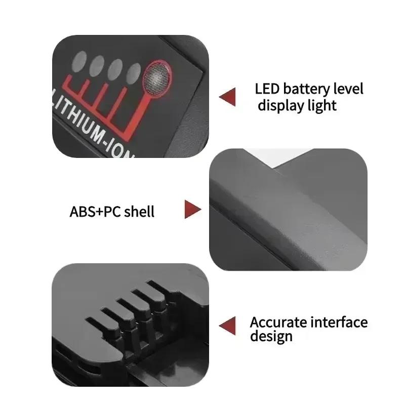18V 9.0AH batteries, for Milwaukee 18V battery 48-11-1860 2604-20 2646-20 Power