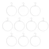 10 Pcs White Bikini Display Stands Round Underwear Racks Drying Shelf Circle Shape Swimsuit Hanger Home Storage ganization 6