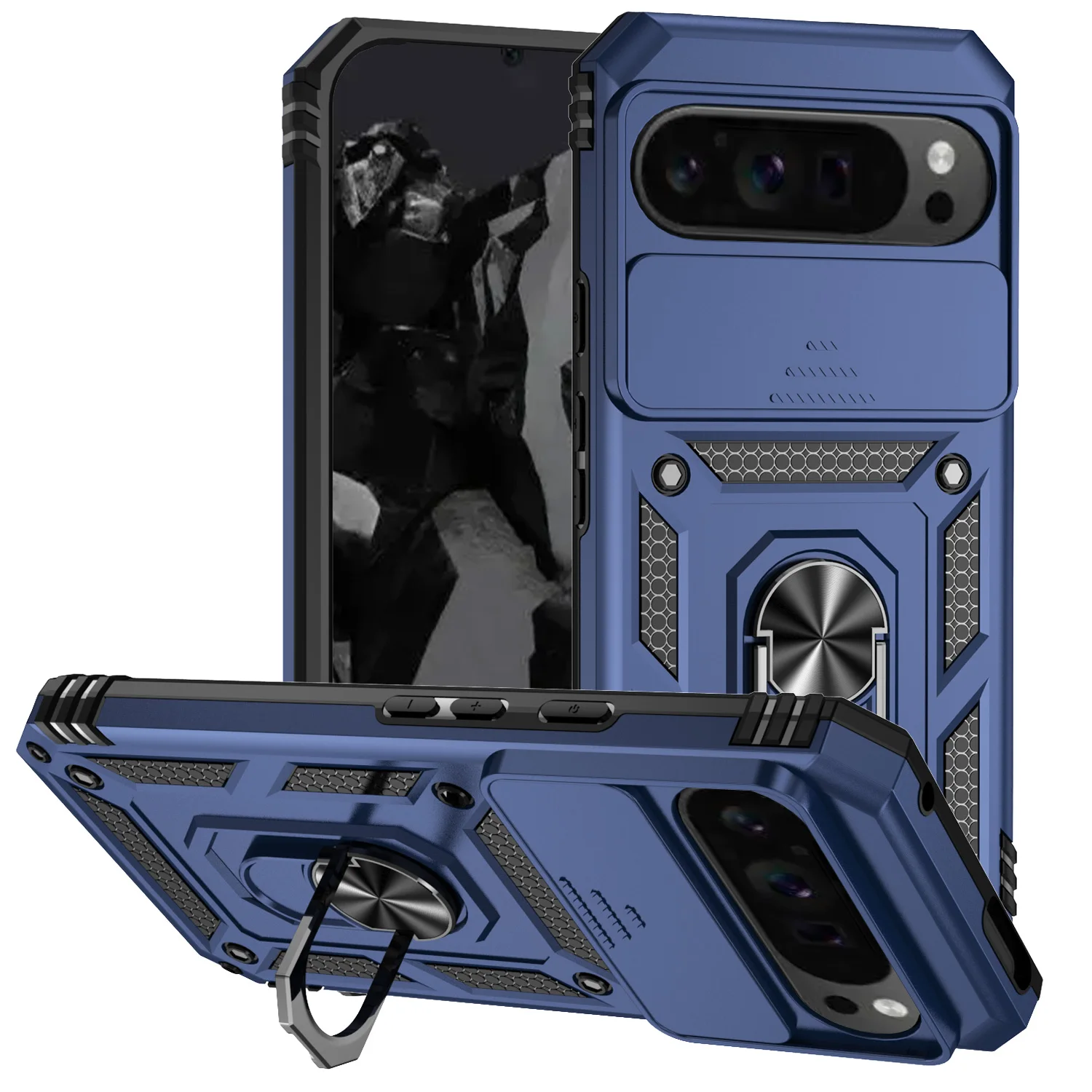Military Armor Case For Google Pixel 9 Pro XL 8A 7...