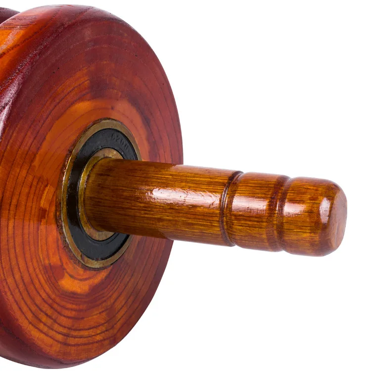 Wooden Ab Wheel Crunch Trainer 4