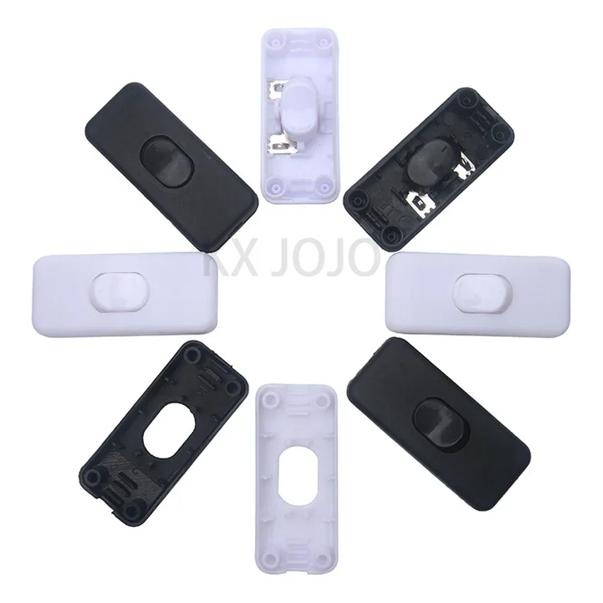 303 2A Bianco Nero Online On Off Interruttore A Pulsante Tavolo Luci A Led Cablaggio Interruttore Elettrico 2Gang Interruttore A Bilanciere 110V 250V