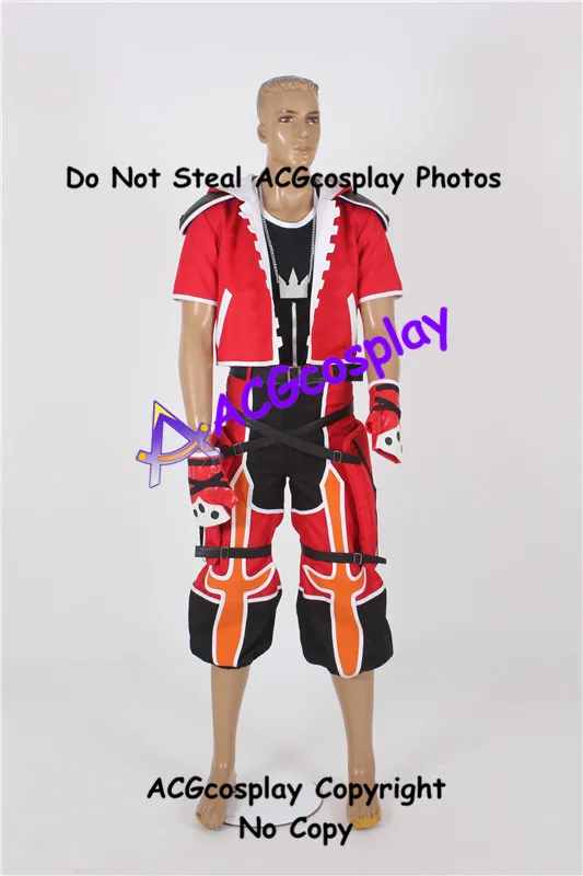 Kingdom Hearts Ii Sora Valor Form Costume Cosplay Acgcosplay Include Ornamento Per Collana