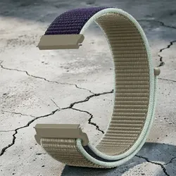 Premium Nylon Loop Strap - Comfortable & Durable Watchband Accessory - Universal 22mm (47 - Khaki)