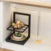 Pot and Pan Organizer Heavy Duty Kitchen Organizer Pot Organizer for Home Kitchen Organizer Cookware Stand under Cabinet 2