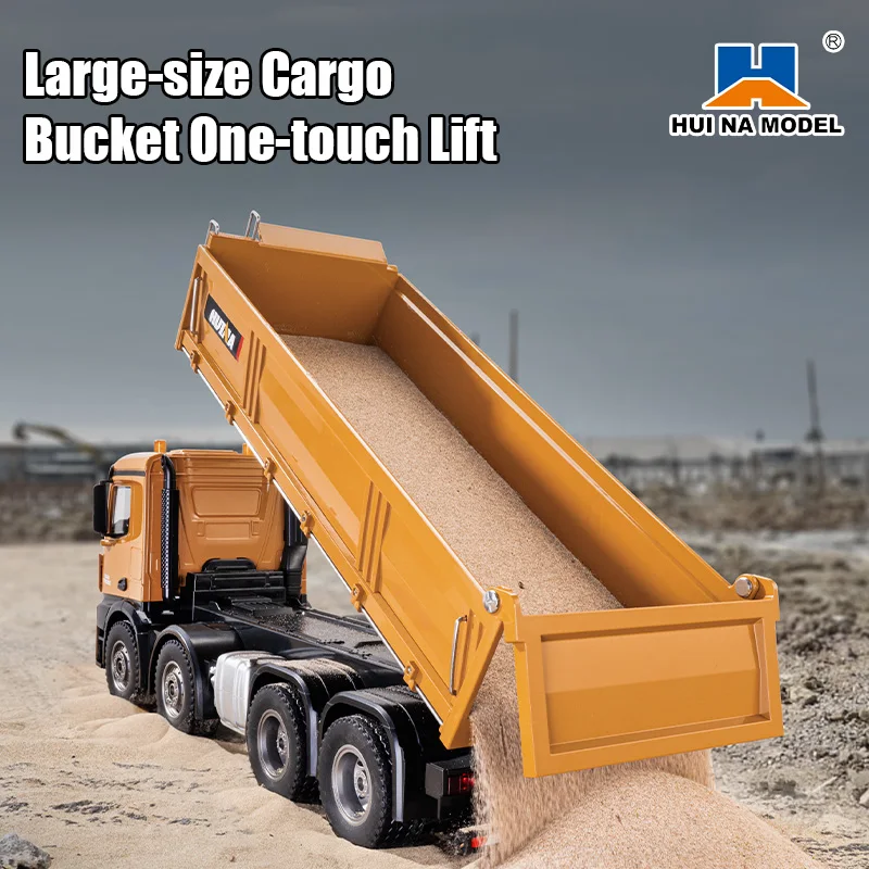 HUINA New 1536 1:14 Large Dump Truck Alloy Remote Control