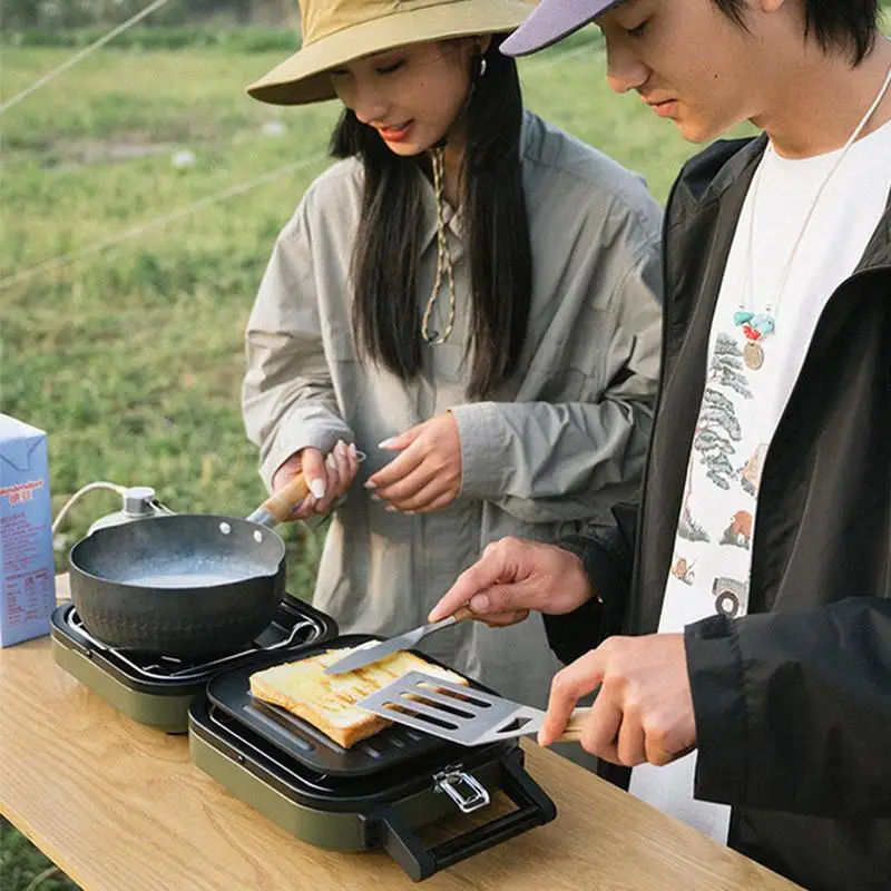 Choice Single Burner Portable Butane Stove with Fry Pan