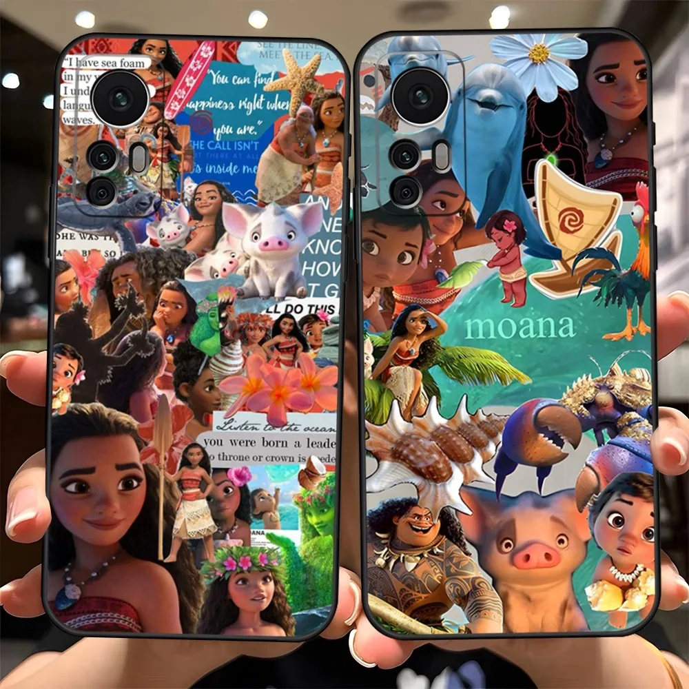 Чехол для телефона принцессы Моана 2023 Новинка для Xiaomi POCOF3 X3 GT M4Pro M3 X4Pro NFC Note 10Pro Redmi Note 11 11T 10 9 Pro Plus чехол