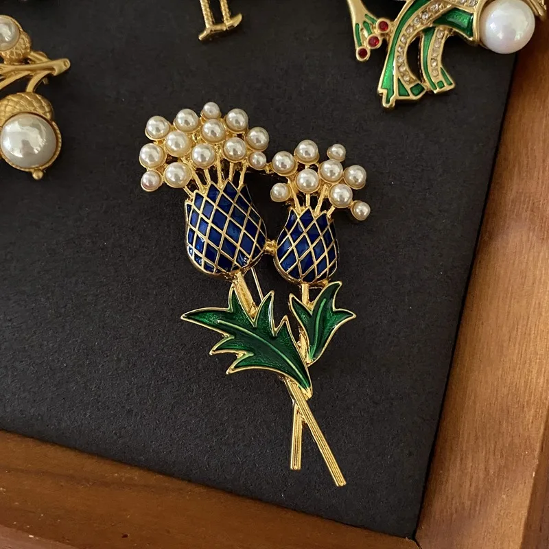 European and American fashion vintage vintage brooch
