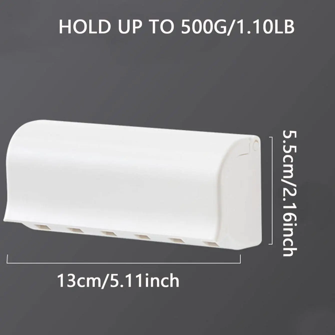 Wall mounted toothbrush holder storage rack 1PC non perforated bathroom toothbrush storage rack