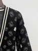 Fashionable and Simple Autumn and Winter Commuter Embroidery Knitting Cardigan Jacket 1