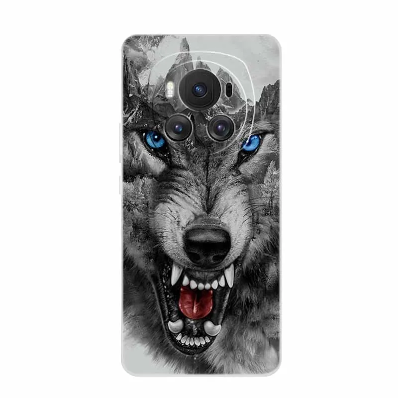 Fashionable Clear Animal Design Silicone Phone Case - Soft TPU Back Cover