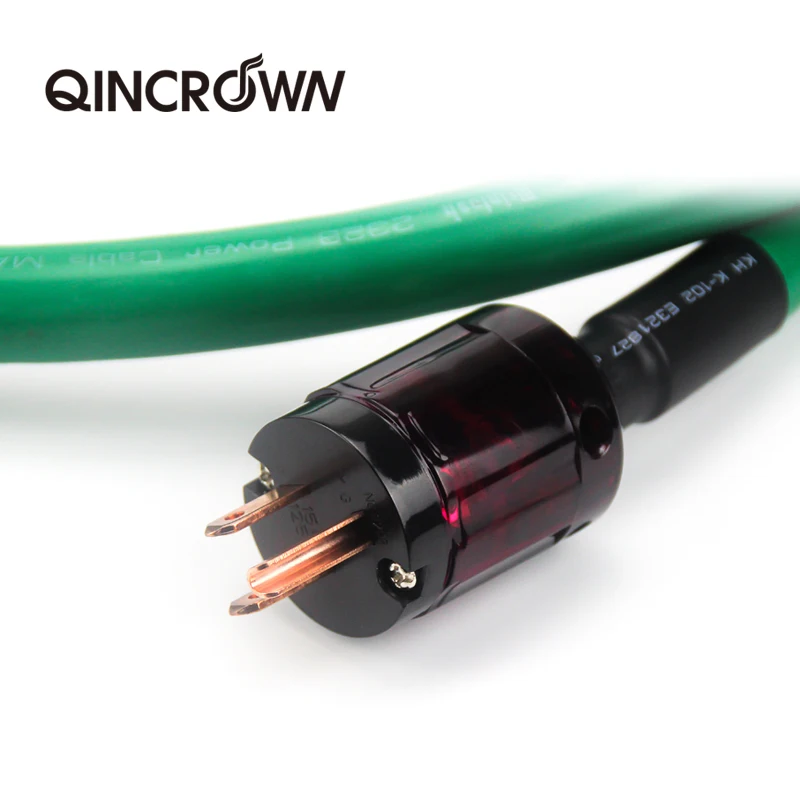 QINCROWN MCINTOSH 2328 전원 코드 HIFI 전원 케이블 EU/US 플러그 AC 오디오 전원 케이블