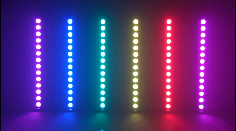 14X20W RGBW COB LED Wall Washer Light Horse-Race Effect Stage Light DMX Backgrou