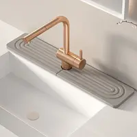 Super Absorbent Fast Drying Faucet Mat Moisture-proof Diatom Mud Faucet Drain Pad สะดวกอเนกประสงค์ Faucet Splash Guard 2