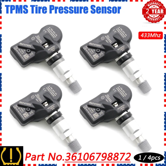 Capteur de pression des pneus TPMS 433MHz, pour BMW Mini Cooper