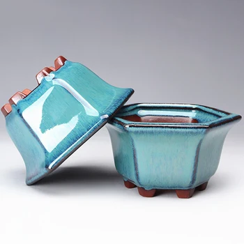 Ceramic Garden Planter Pots Succulent Flower Plants Pot Exquisite And Simple Art Design For Offices Bedrooms Balconies Gift