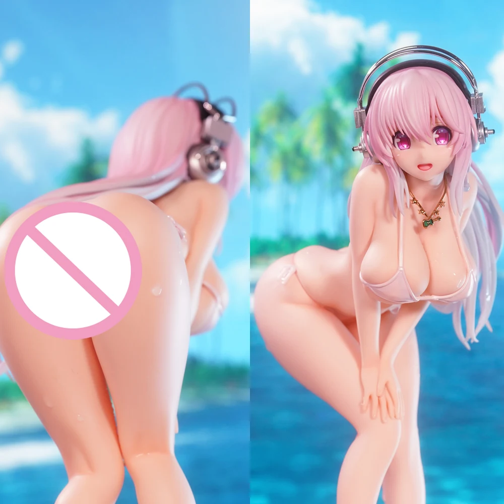 

Cute Girl Figure Sexy Anime Figure Sonico Bikini Style Hentai Action Figure Collection Model Doll Toys