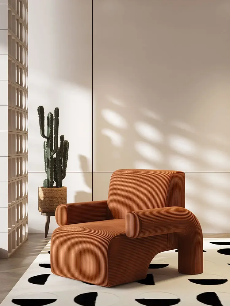 

Sawyu Light Luxury Single Person Sofa Chair Simple Living Room Small Unit Network Red Lazy Casual Fabric Designer Single Chair