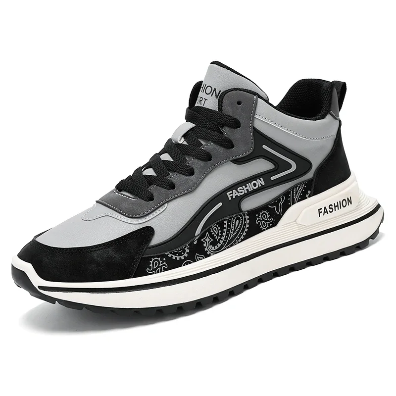 2023 Autumn Brand Shoes for Man Lace-up Men's Vulcanize Shoes Platform Casual Preppy Man's Sneakers Sport Male Fashion Sneakers