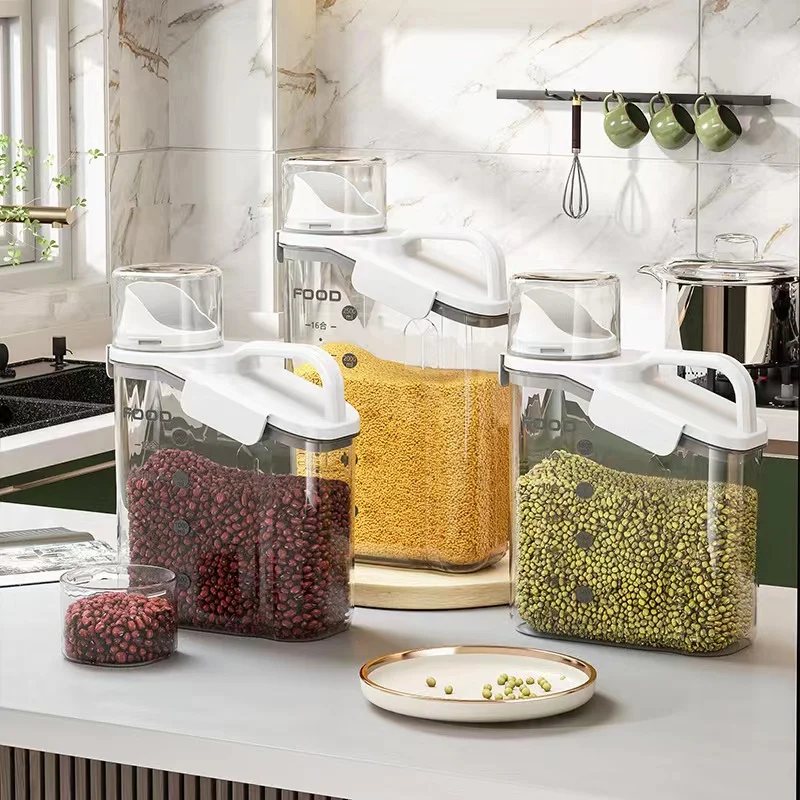 Premium Airtight Food Storage & Cereal Dispenser Container Set