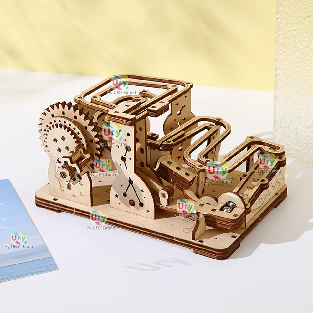3D Wooden Marble Run Puzzle – Catapult Track 6