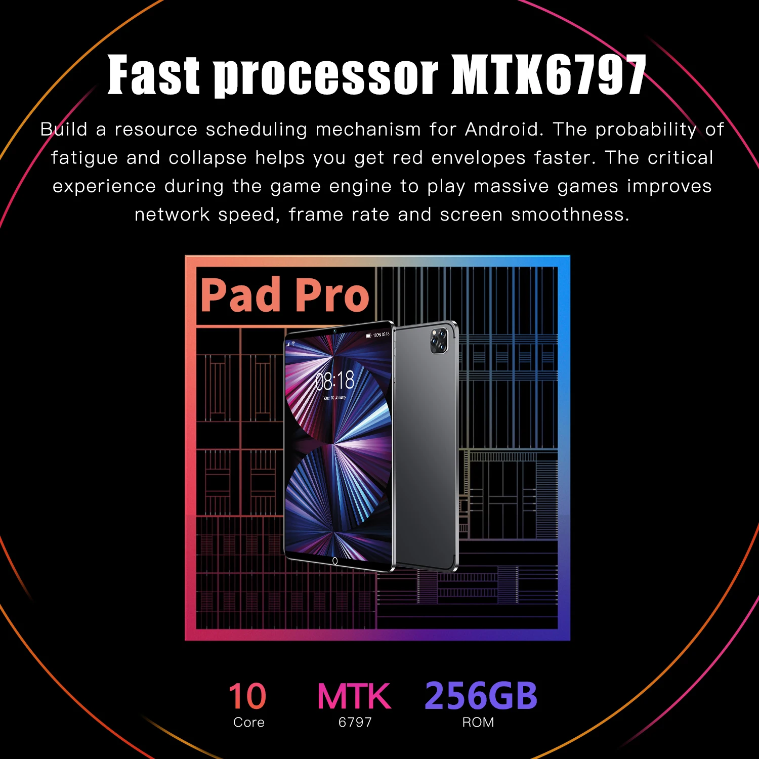 Tablet Pc Android Original 10.1 Inch Global Version 8+256GB SIM 4G LTE Wifi Android 12.0 Google Play Smart Tablet Free Touch Pen 4