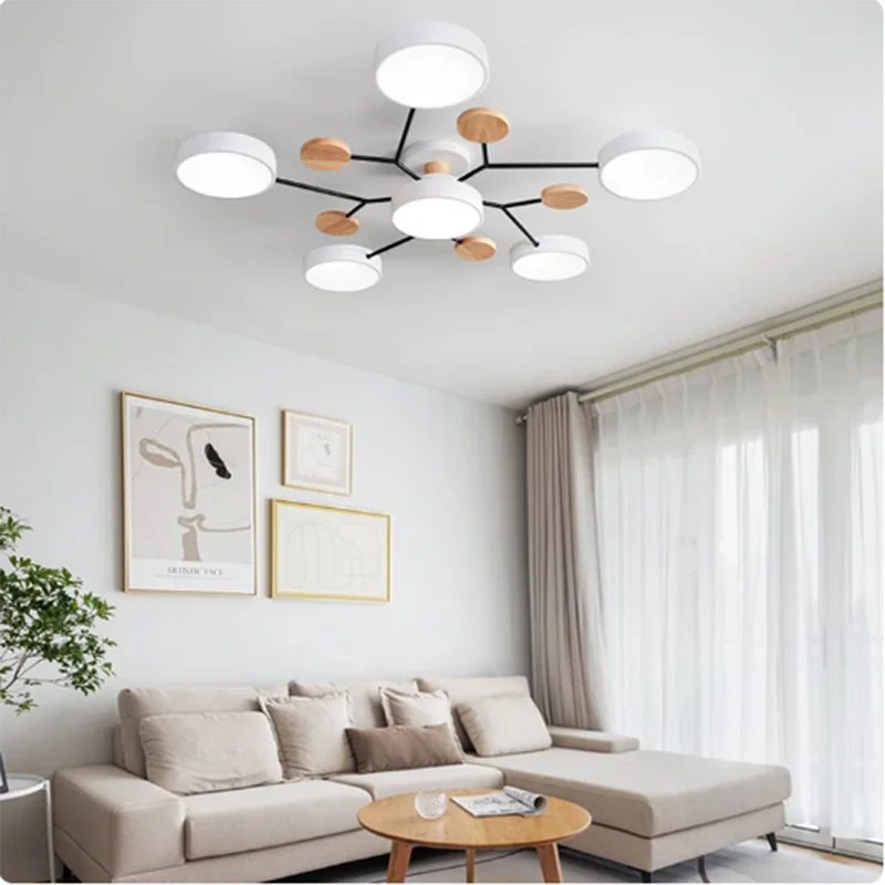 Modern LED Chandelier Lighting for Pendant Lamp Living Room Bedroom Study Home Decoration Indoor Lighting AC220V - 3