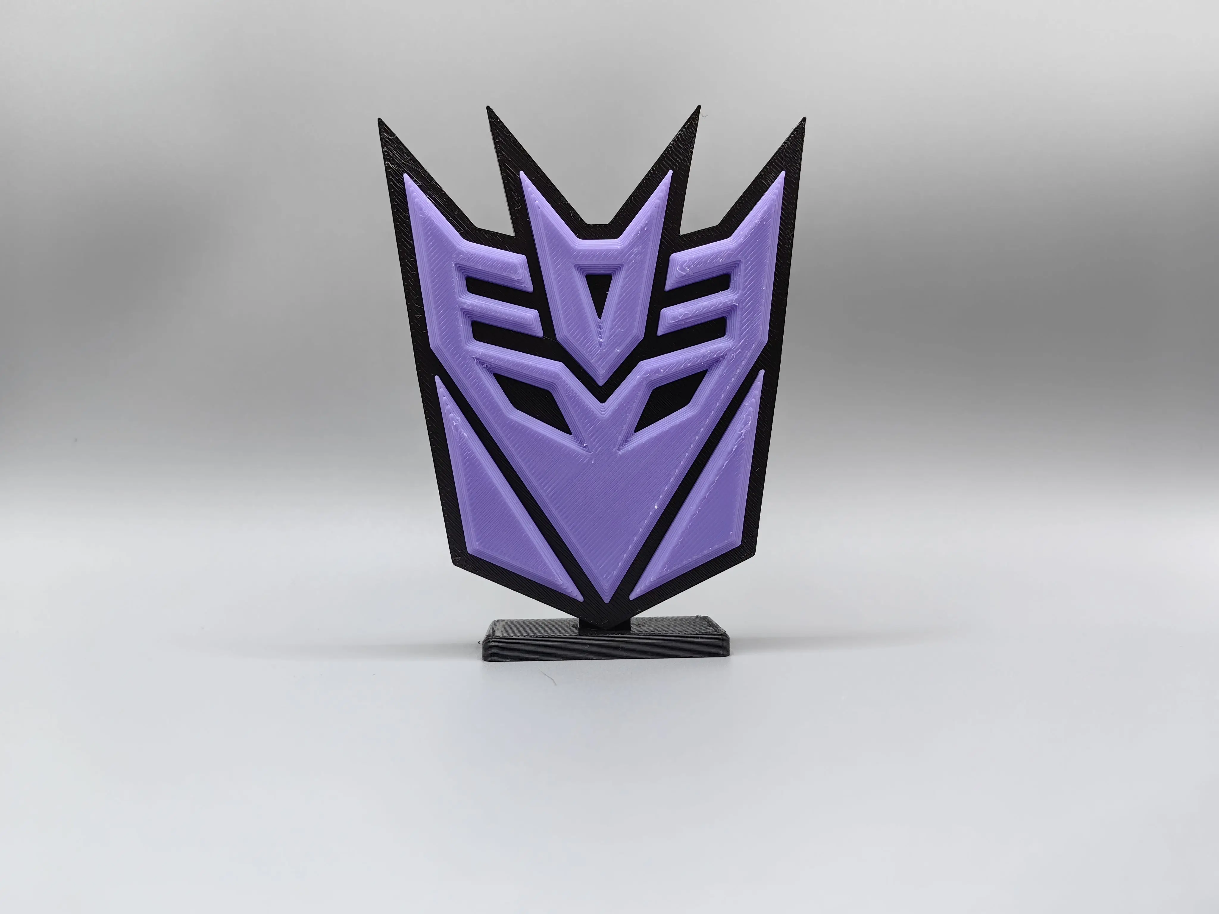 Transformers Cartoon Logo 3D Desktop Nameplate Ornament