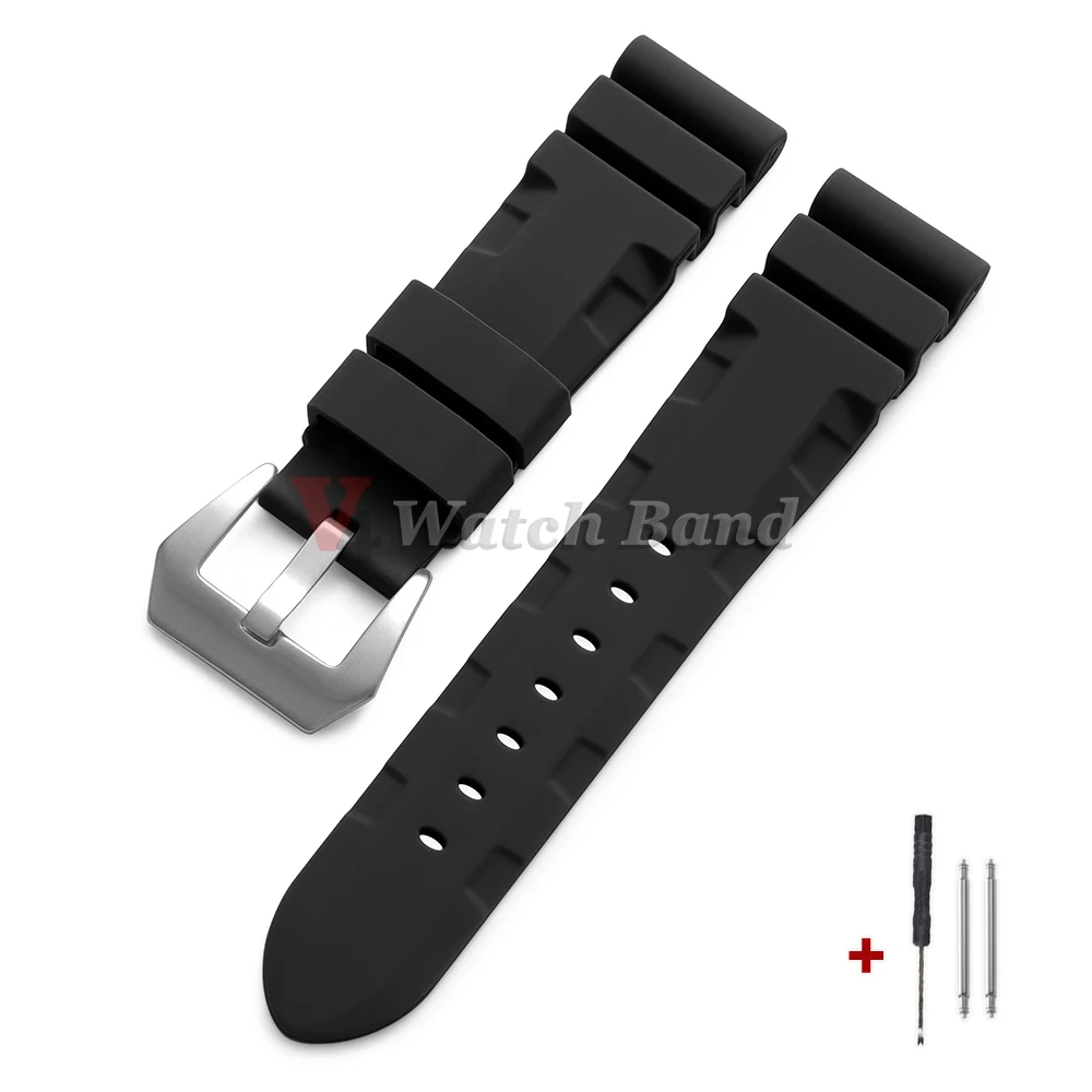 Premium Silicone Rubber Watch Strap - Soft Sport Bands