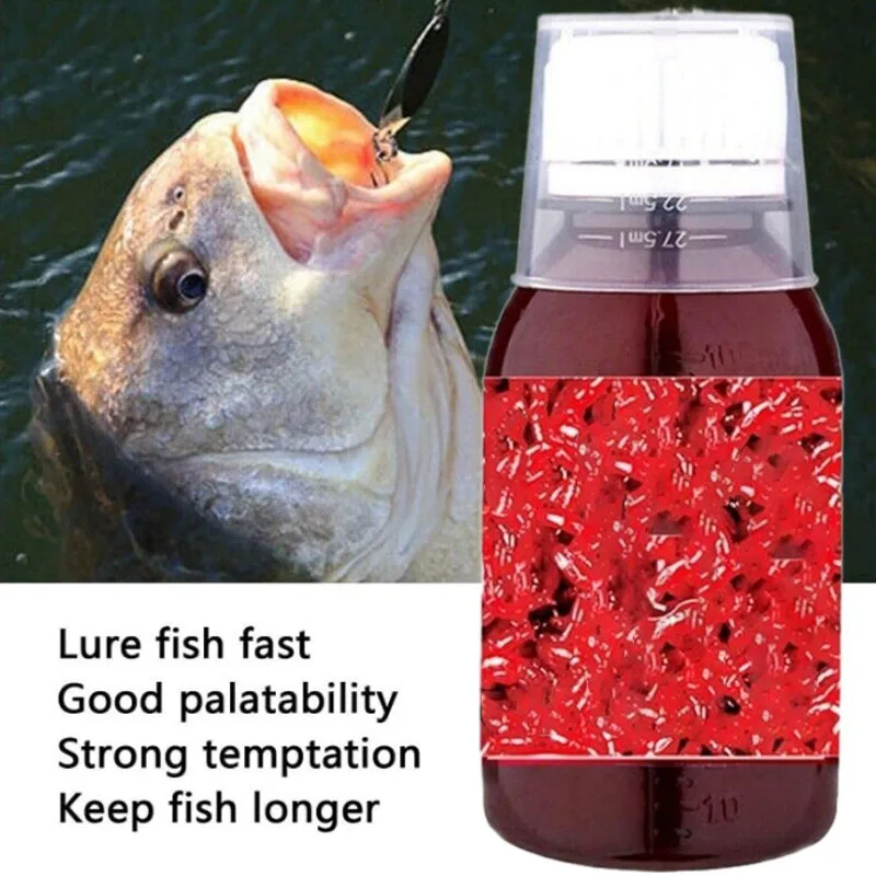 Universal Red Insect Solution Fish Medicine Bait 100ml High Concentration  Red Worms Liquid Fishing Baits - Fishing Lures - AliExpress